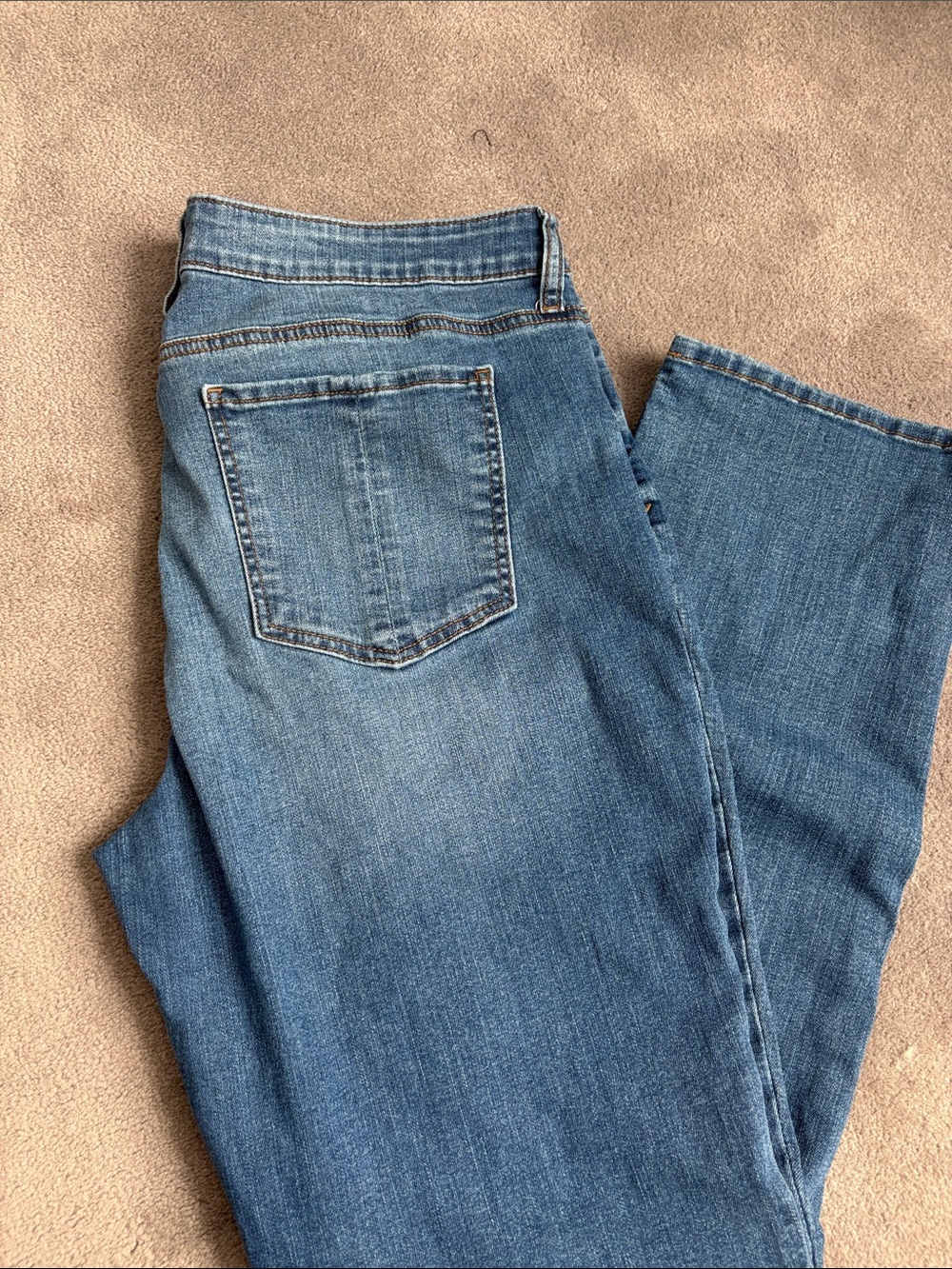 Kut from the Kloth Straight Leg Blue Denim Jeans